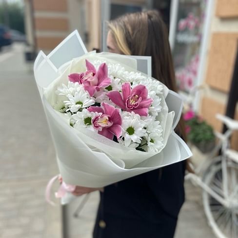Букет с орхидеями " Май"