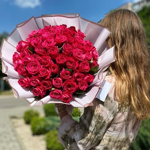 Букет роз "Милана" 51 роза