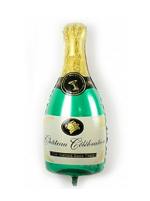 Фольгированный шар "Шампанское" (39''/99 см)