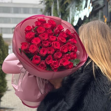 Букет " Мулен руж" 35 роз