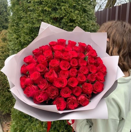 Букет роз " Миранда" 51 роза