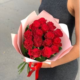 Букет роз "Сирень" 60см