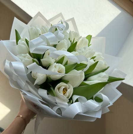 Букет "Унесенные ветром" (25 тюльпанов)