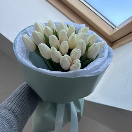 Букет "Унесенные ветром" (25 тюльпанов)