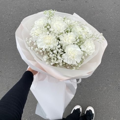 Букет цветов " WHITE "