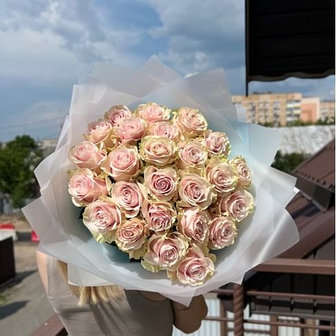 21 роза Пинк Мондиаль 21 роза