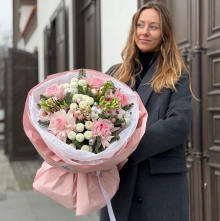 Букет "Снегурочка"