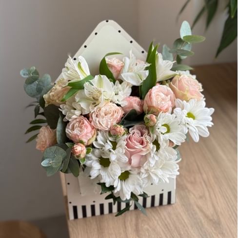 Конверт с цветами #4