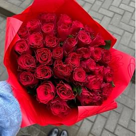 Букет роз "Романтичный" 35 роз