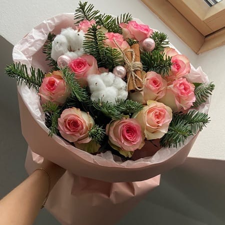 Букет "Розовая пудра"