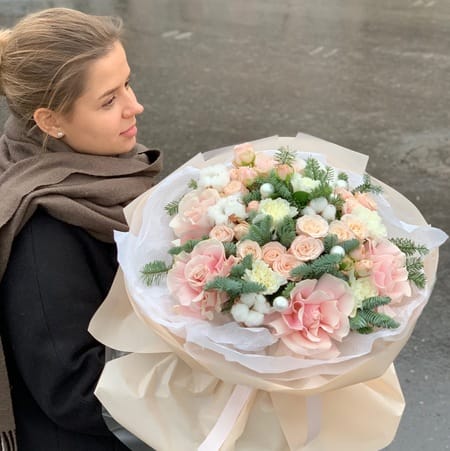 Букет "Магия рождества"