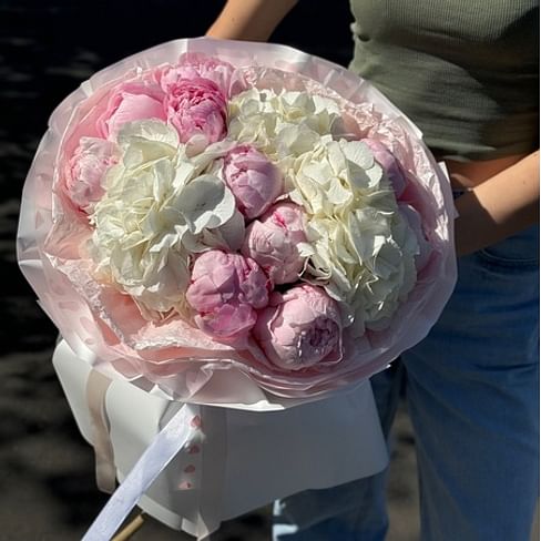 Букет "Розовая любовь"