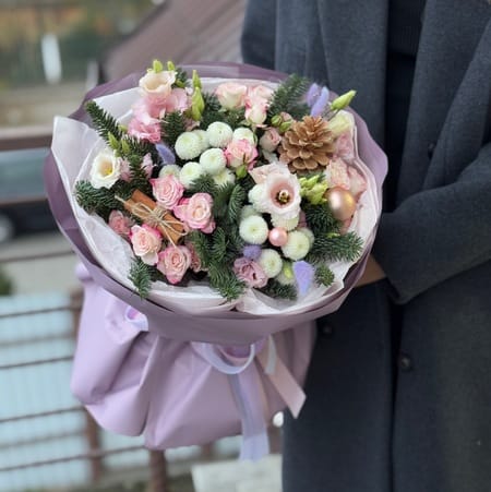 Букет зимний "Лаванда"