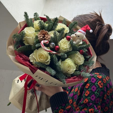 Букет с нобилисом "Зима"