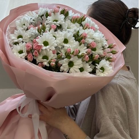 Букет "Розовый пунш"