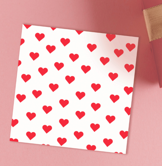 Открытка "Сердечки"