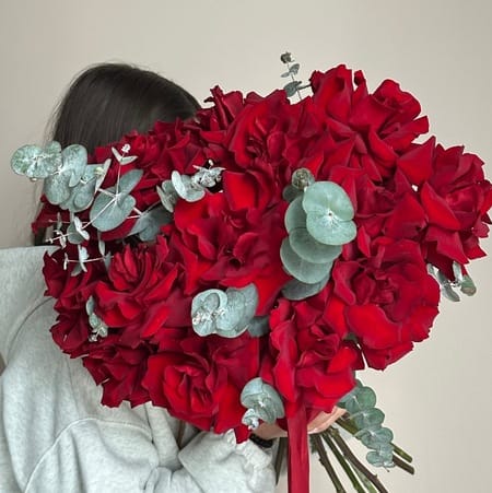 Букет "Бархат" 15 роз