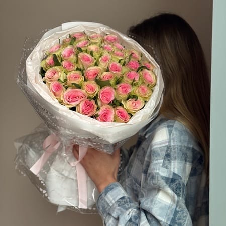 Букет роз "Солнце" 35 роз