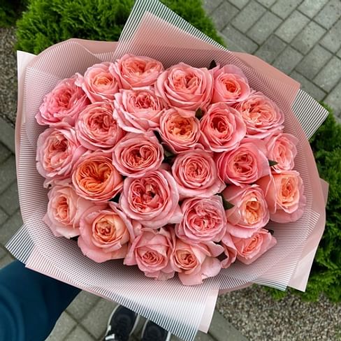 Букет роз "Люблю тебя" 25 роз