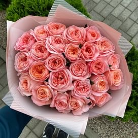 Букет роз "Люблю тебя" 25 роз