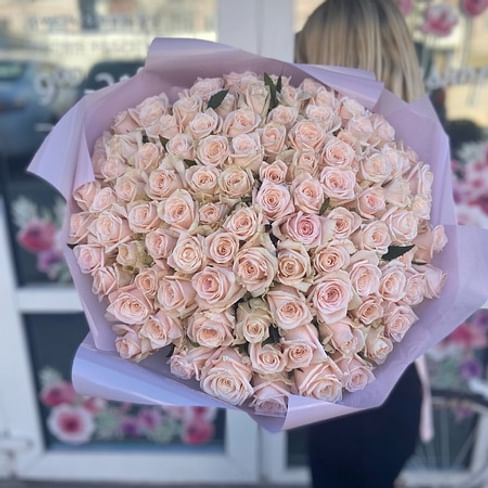 Букет роз "Счастье внутри" 101 роза