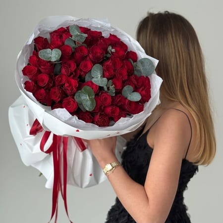 Букет роз "Летний" 51 роза