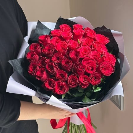 Букет роз "Моя дорогая" 35 роз