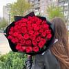 Букет красных роз "Пламя" 51 роза