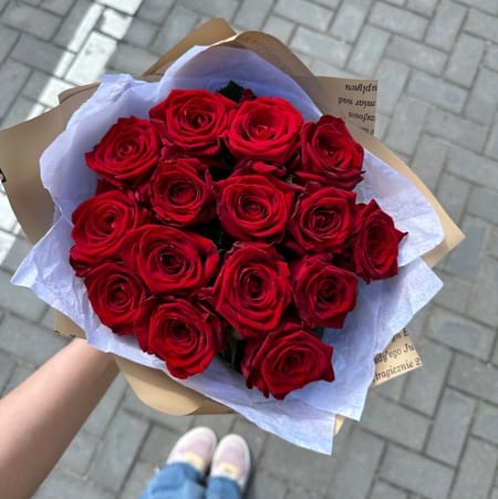 Букет роз "Линда" 15 роз