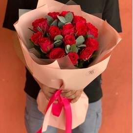 Букет роз "Присцилла" 15 роз