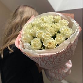 Букет роз "Красота любви" 21 роза