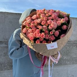 Букет роз "Тиффани" 25 роз