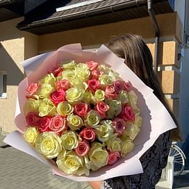 Букет роз "Талея" 51 роза