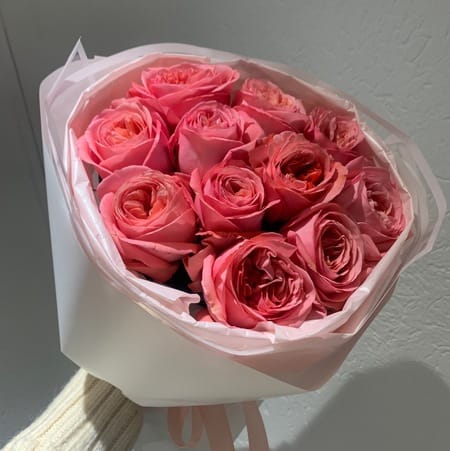 Букет роз "Персиковый"