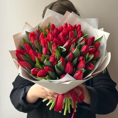 Букет "Весна в Париже" (55 шт)