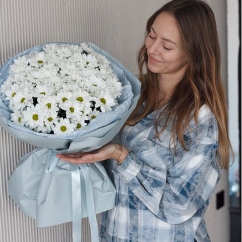 БОКС хризантем "Муза" 11шт