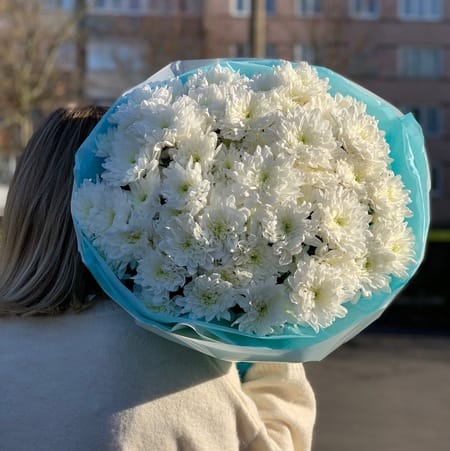 Букет хризантем "Мармелад" 11шт