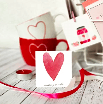 Открытка "Сердечко для тебя"