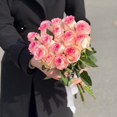 Букет роз "Летний бриз" 15 роз