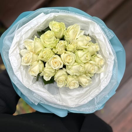 БОКС с розами "Гламур" 21 роза