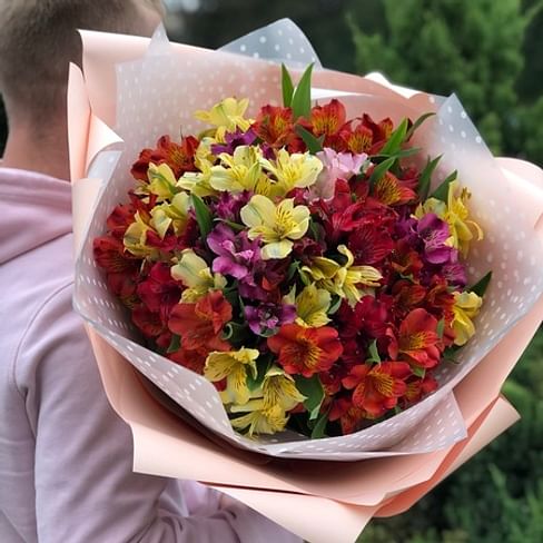 Букет "Разноцветный мармелад" 25шт