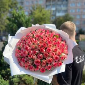 Букет роз "Джумилия" 101 роза
