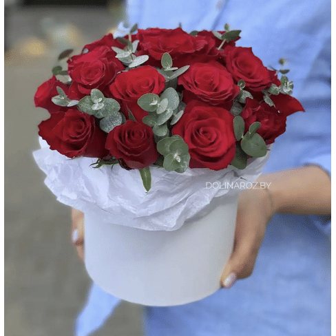 Коробка роз " Секрет"