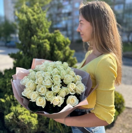 Букет роз "Афродита" 35 роз