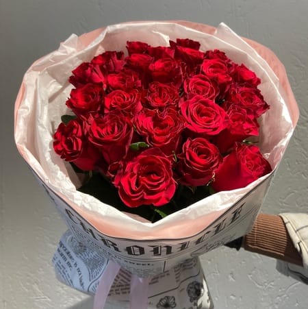 Букет "Яркий день" 25 роз