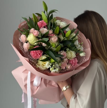 Букет цветов "Грин"