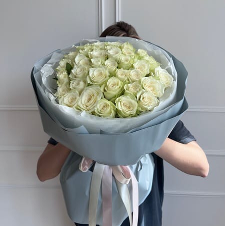 Букет роз "Симфония" 50см 35 роз