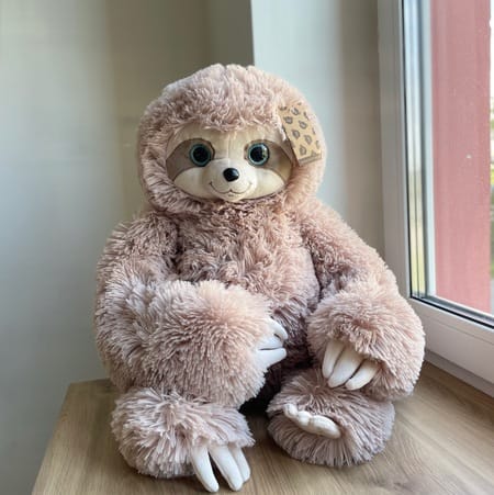 Ленивец 75см кофейный