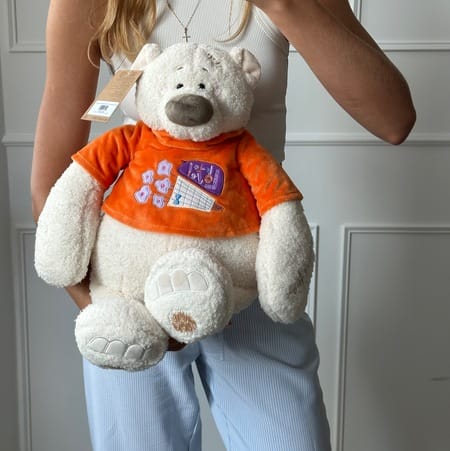 Медведь Тато 37см оранж