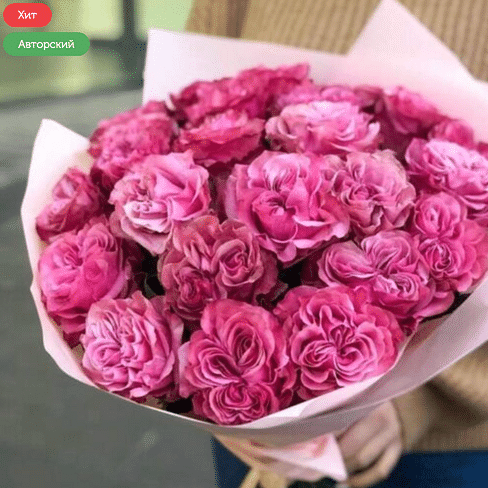 Букет роз " Варенье" 21 роза